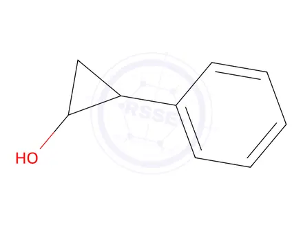 Chemical structure of Cyclopropanol, 2-phenyl-, (1R,2S)-