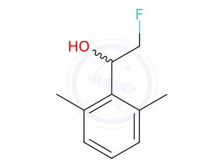 Chemical structure of α-(Fluoromethyl)-2,6-dimethylbenzenemethanol
