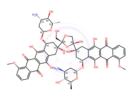 Chemical structure of Epirubicin EP Impurity G