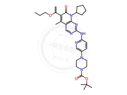 Chemical structure of Palbociclib Impurity 18