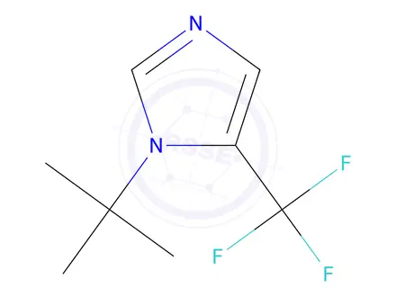 Chemical structure of 1-tert-Butyl -5-(trifluoromethyl)-1H-imidazole