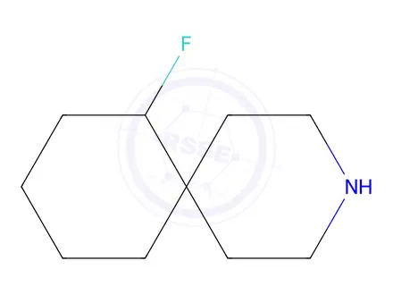 Chemical structure of 7-Fluoro-3-azaspiro[5.5]Undecane