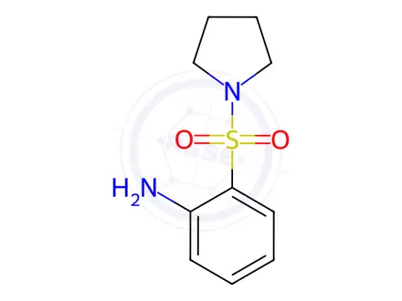 Chemical structure of 2-(Pyrrolidin-1-ylsulfonyl)aniline