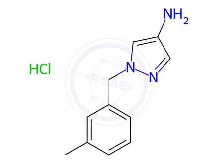 Chemical structure of 1-(3-Methylbenzyl)-1H-pyrazol-4-amine hydrochloride