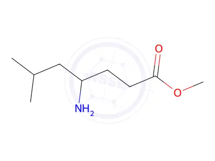 Chemical structure of Methyl 4-amino-6-methylheptanoate