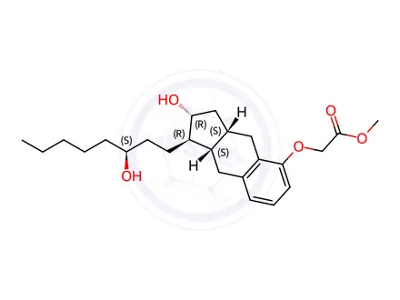 Chemical structure of Treprestinil