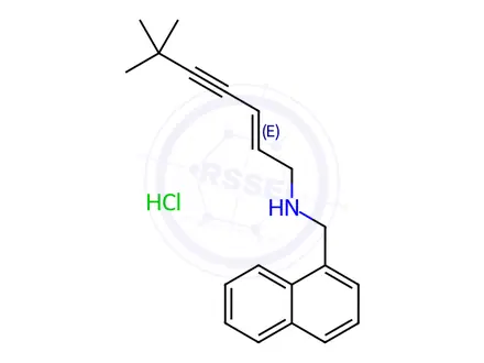 Chemical structure of N-Demethylterbinafine (HCl Salt)