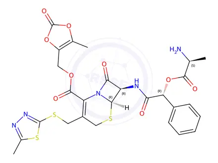 Chemical structure of Cefcanel Daloxate