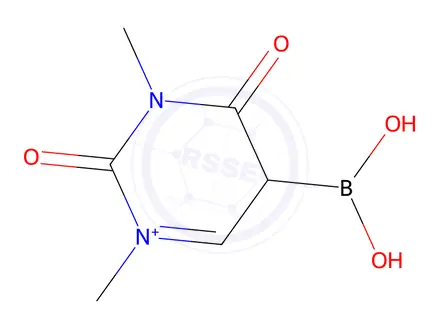 Chemical structure of (1,3-Dimethyl-2,4-dioxo-1,2,3,4-tetrahydropyrimidin-5-yl)boronic acid