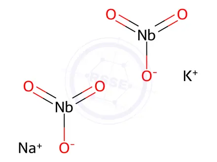 Chemical structure of potassium sodium diniobate