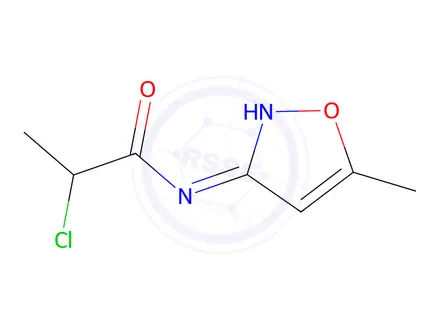Chemical structure of 2-Chloro-n-(5-methyl-1,2-oxazol-3-yl)propanamide