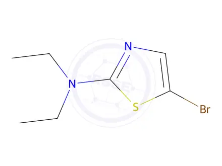 Chemical structure of 5-Bromo-N,N-diethylthiazol-2-amine