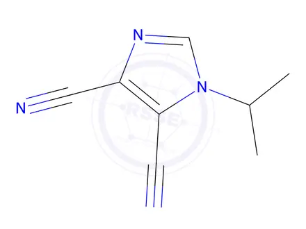 Chemical structure of 1-(propan-2-yl)-1H-imidazole-4,5-dicarbonitrile