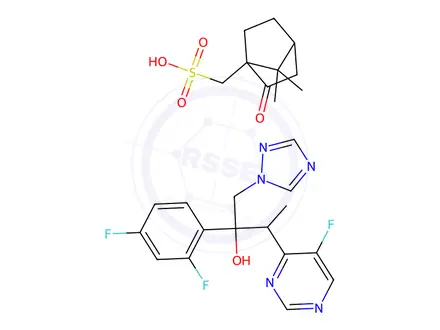 Chemical structure of Voriconazole