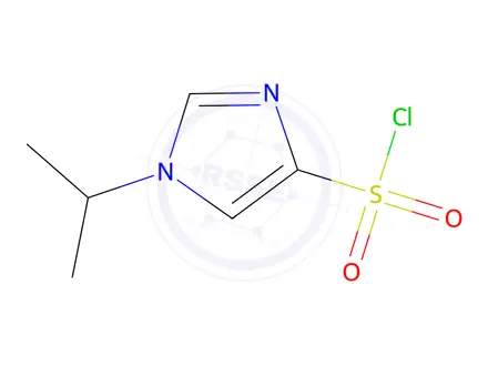 Chemical structure of 1-(Propan-2-yl)-1H-imidazole-4-sulfonyl chloride
