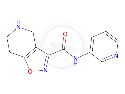 Chemical structure of N-(Pyridin-3-Yl)-4,5,6,7-Tetrahydroisoxazolo[4,5-C]Pyridine-3-Carboxamide