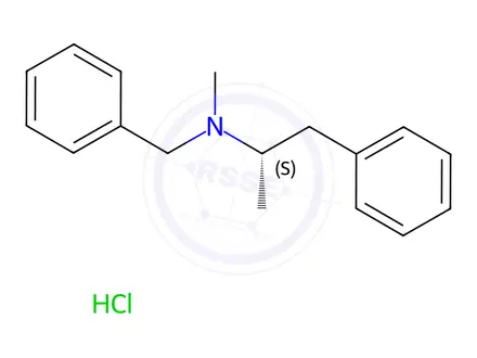 Chemical structure of Benzphetamine Hydrochloride CIII(Secondary Standards traceble to USP)