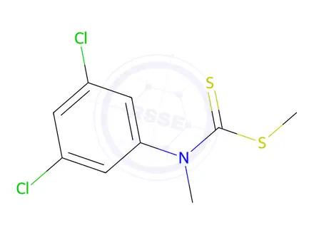 Chemical structure of Methyl(3,5-dichlorophenyl)methylcarbamodithioate
