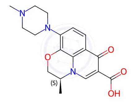 Chemical structure of Levofloxacin Impurity D