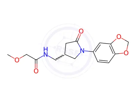 Chemical structure of N-((1-(Benzo[d][1,3]dioxol-5-yl)-5-oxopyrrolidin-3-yl)methyl)-2-methoxyacetamide