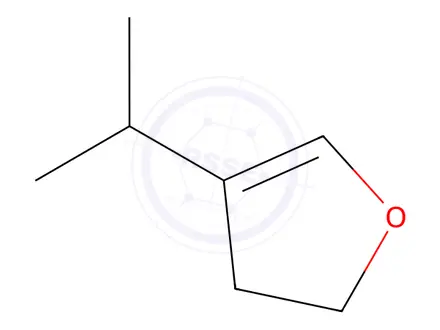 Chemical structure of 4-(1-Methylethyl)-2,3-dihydrofuran