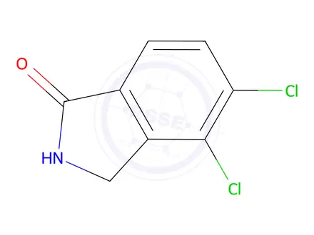 Chemical structure of 4,5-Dichloro-2,3-dihydro-1h-isoindol-1-one