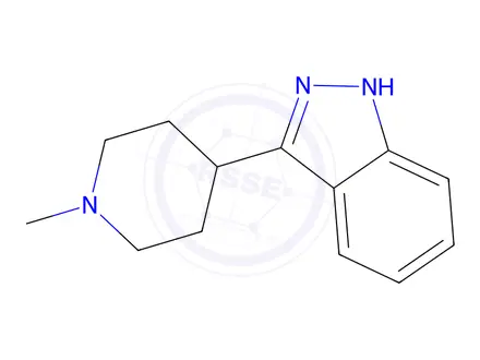 Chemical structure of 3-(1-Methylpiperidin-4-yl)-1H-indazole