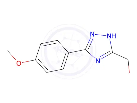 Chemical structure of (5-(4-Methoxyphenyl)-1H-1,2,4-triazol-3-yl)methanol