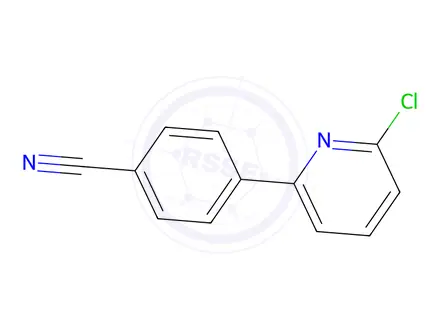 Chemical structure of 4-(6-chloropyridin-2-yl)benzonitrile