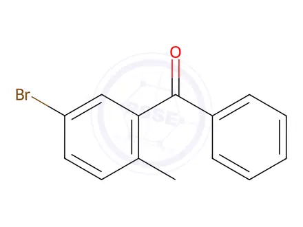 Chemical structure of (5-Bromo-2-methylphenyl)(phenyl)methanone