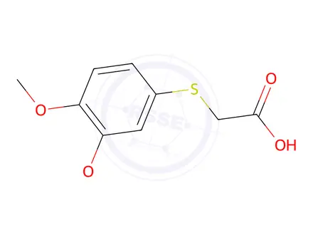 Chemical structure of 2-((3,4-Dimethoxyphenyl)thio)acetic acid