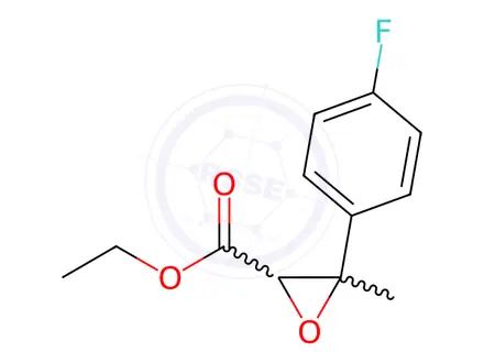 Chemical structure of Ethyl 3-(4-fluorophenyl)-3-methyloxirane-2-carboxylate