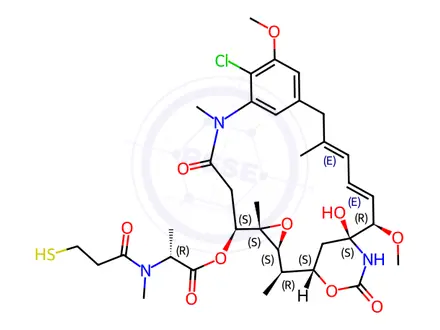 Chemical structure of Mertansine Impurity 9