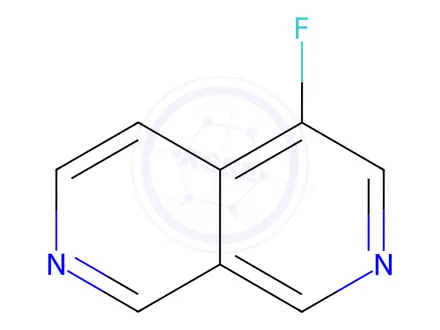 Chemical structure of 2,7-Naphthyridine, 4-fluoro-