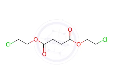 Chemical structure of Bis(2-chloroethyl) Succinate