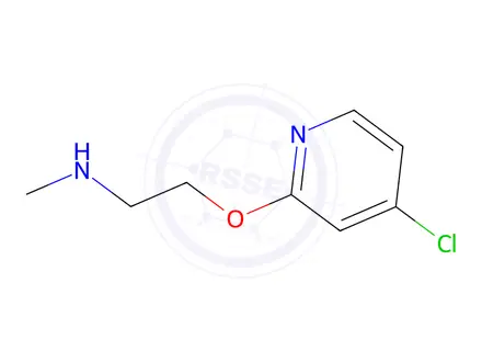 Chemical structure of 2-((4-Chloropyridin-2-yl)oxy)-N-methylethanamine