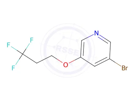 Chemical structure of 3-Bromo-5-(3,3,3-trifluoropropoxy)pyridine