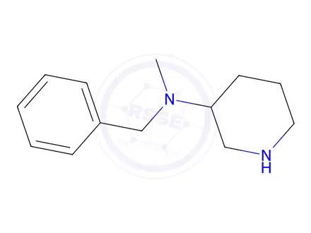 Chemical structure of Benzyl-methyl-piperidin-3-yl-amine Hydrochloride