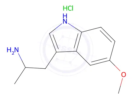 Chemical structure of α,O-Dimethyl Serotonin HCl