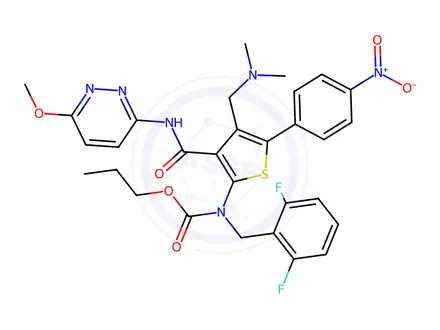Chemical structure of Relugolix Impurity 206