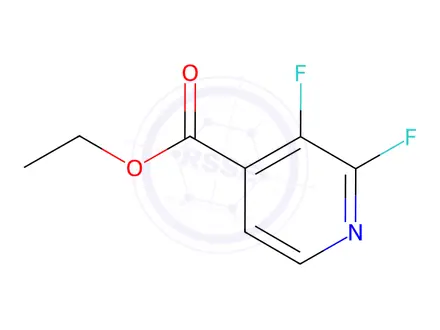 Chemical structure of Ethyl 2,3-Difluoropyridine-4-carboxylate