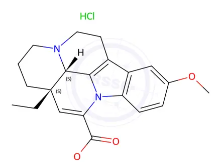 Chemical structure of Vinpocetine EP Impurity C HCl