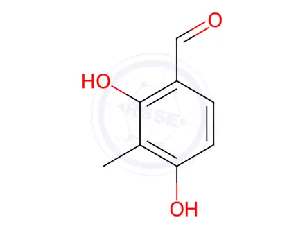 Chemical structure of 2,4-Dihydroxy-3-methylbenzaldehyde