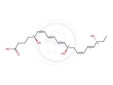 Chemical structure of Resolvin E1