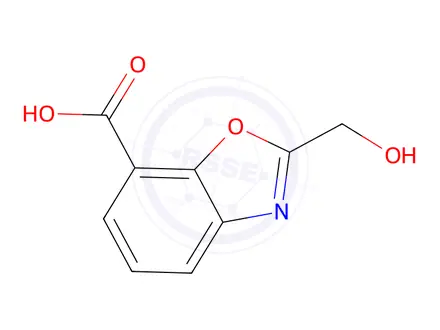 Chemical structure of 2-(Hydroxymethyl)benzo[d]oxazole-7-carboxylic acid