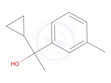 Chemical structure of 1-Cyclopropyl-1-(m-tolyl)ethan-1-ol