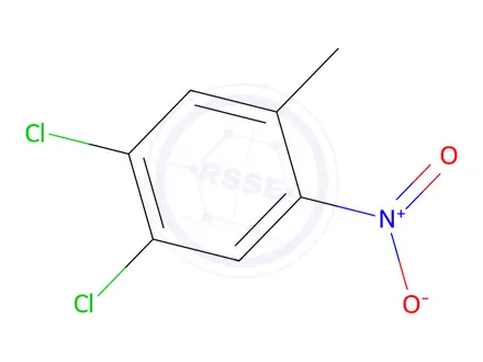 Chemical structure of 4,5-Dichloro-2-nitrotoluene, 97%