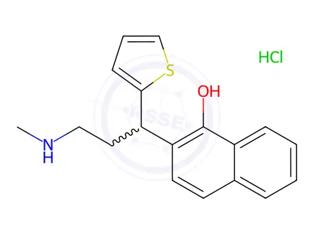 Chemical structure of Duloxetine EP Impurity E Hydrochloride