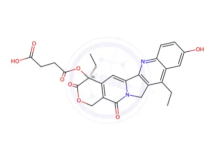 Chemical structure of SN38-COOH