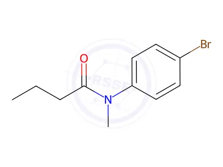 Chemical structure of N-(4-Bromophenyl)-N-methylbutyramide